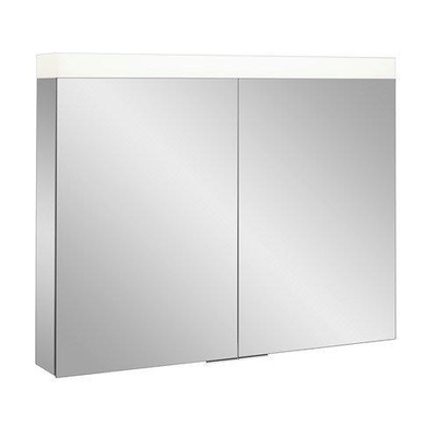 Crosswater Image Armoire de toilette - 90x70cm - IP44 - éclairage LED - porte à gauche ou à droite