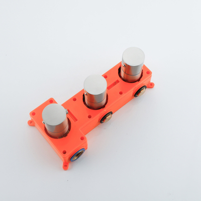 Fortifura Nebbio Robinet thermostatique encastré - 2 voies - extensible à 3 ou 4 voies - acier inoxydable brossé PVD