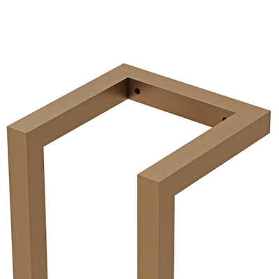Saniclass Dual porte-serviettes - 60x12.5x12.5cm - Or brillant