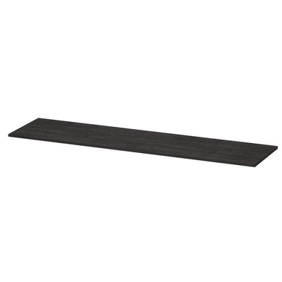INK Topdeck Wastafelblad - 180x45x2cm - tbv onderkast - MFC - Houtskool eiken