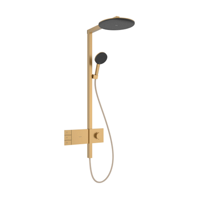 Hansgrohe Raindance Alive S Showerpipe - 300 - 2jet - ecosmart - met ShowerSelect Comfort - thermostaat - geborsteld brons (brons)
