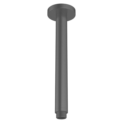 Crosswater MPRO Regendoucheset inbouw - 30cm hoofddouche - staafhanddouche - geborsteld slate gunmetal (antraciet)