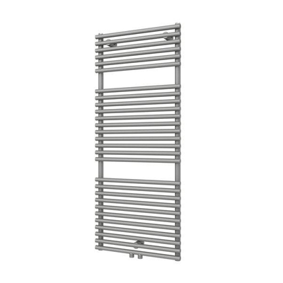 Plieger Florian Nxt M radiateur sèche-serviettes design simple horizontal avec raccordement central 1216x500mm 646W gris perle (pearl grey)