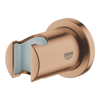 GROHE Rainshower Support de douchette - non réglable - rosace ronde - brushed warm sunset