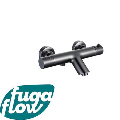 FugaFlow Eccelente Sobrado Badkamer Thermostatische Badkraan - Gunmetal PVD - Black Friday -