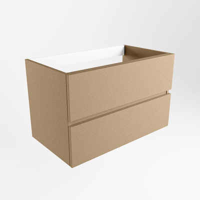 Mondiaz VICA wastafelonderkast - 80x45x50cm - 2 lades - softclose - Oro