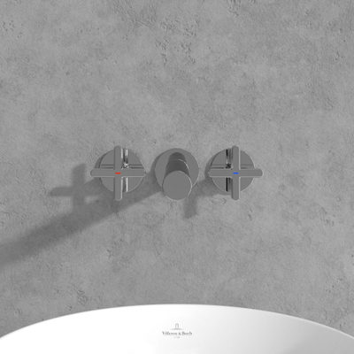 Villeroy & Boch Loop & Friends Robinet de lavabo trois trous - chrome