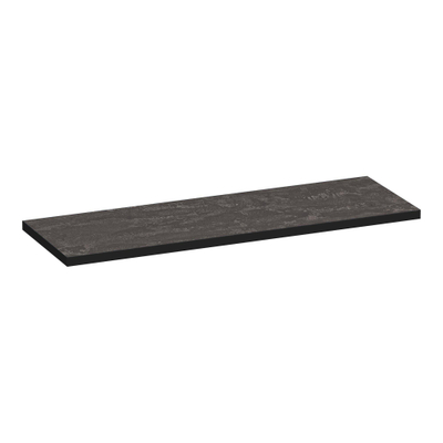 BRAUER MFCPlus Plan sous vasque MFC 140.4x46x3.6cm MFC Métal/Noir