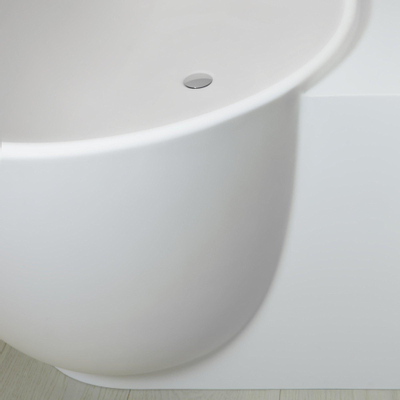 Duravit Luv Bad ovaal - 185x95cm hoek rechts - met paneel - mat wit