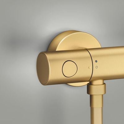 GROHE Grohtherm 800 Cosmopolitan douchethermostaat - 15cm - geborsteld cool sunrise (goud)