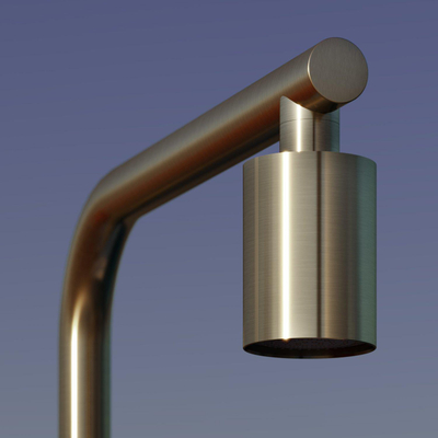 Hotbath Archie douche extérieure - douche de tête Beam - douchette barre - ACIER INOXYDABLE 316 - acier inoxydable brossé