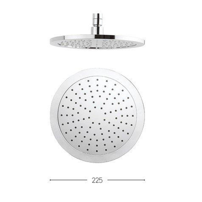 Crosswater Dial Douchekop - 225mm - hoogglans chroom