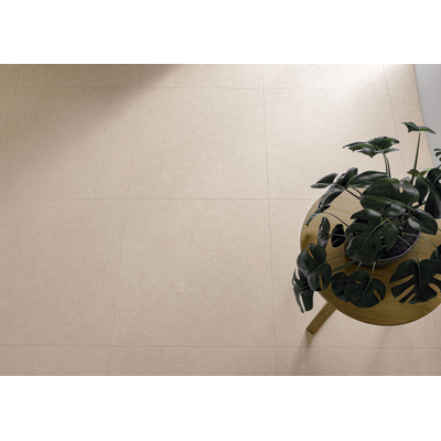 Cifre Ceramica Borneo wand- en vloertegel - 60x60cm - gerectificeerd - Betonlook - Sand mat (beige)