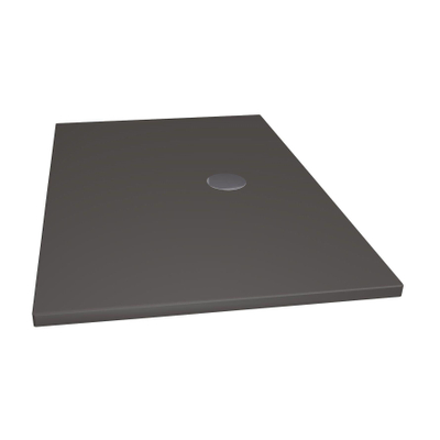 Xenz Flat Plus Douchebak - 80x120cm - Rechthoek - Antraciet mat