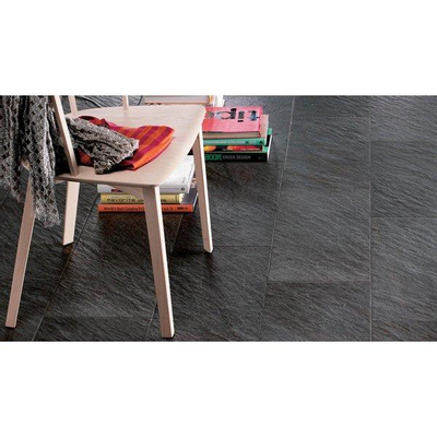 ÉCHANTILLON Mirage Quarziti Carrelage de sol et de mur 60x60cm 10mm rectifié R10 porcellanato Anthracite