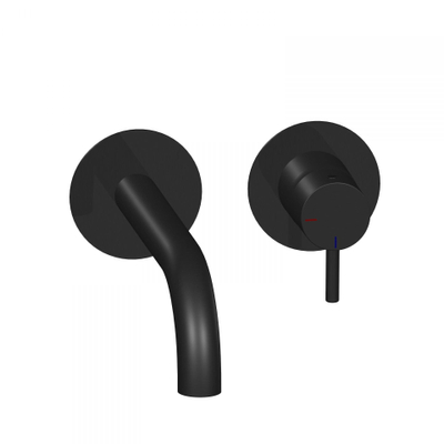 Xenz Duero Plus Robinet lavabo encastrable Noir Mat