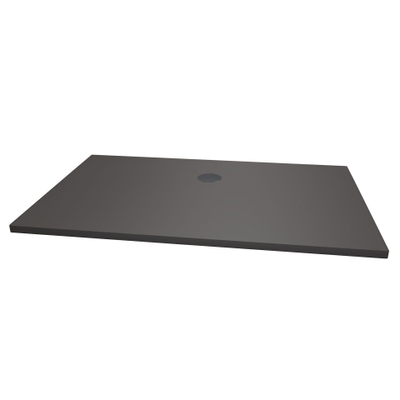 Xenz Flat Plus Douchebak - 90x140cm - Rechthoek - Antraciet mat