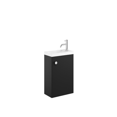 Crosswater Alo Toiletmeubel - 40x22cm - mat zwart