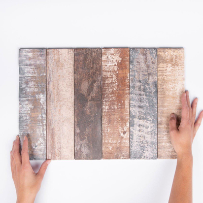 Terravito Pavero carreau mural - 7,5x30cm - Rectangle - 8,6mm - Nature brillant
