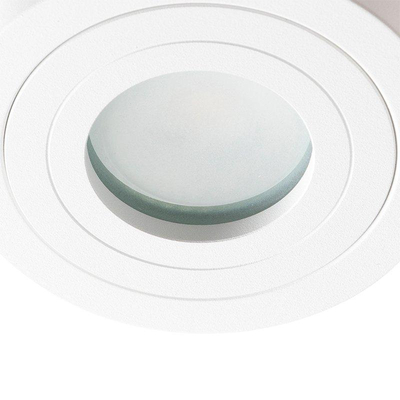 QAZQA Capa spot de salle de bains en surface - 9x9x9,5cm - rond - blanc mat