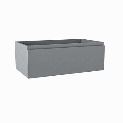 Mondiaz FOGE Meuble sous vasque - 70x41x25cm - 1 tiroir - softclose - 1 découpe au centre - Plata