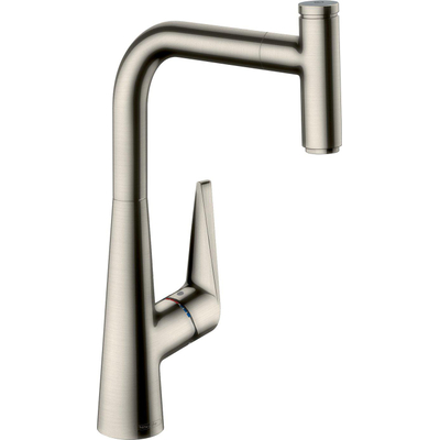 Hansgrohe Talis - select M51 1-greeps keukenmengkraan - 300 uittrekbare uitloop - sbox - hoogglans chroom