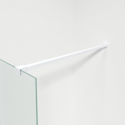 Saniclass Bellini inloopdouche 60x200cm helder glas mat wit SHOWROOMMODEL