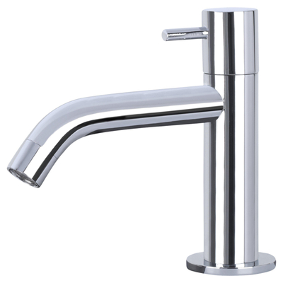 Differnz Ravo pack lave-mains – 38,5 x 18,5 x 9 cm – béton gris clair – robinet courbé chromé