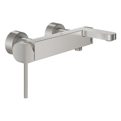 GROHE Plus robinet de baignoire avec inverseur avec raccords supersteel