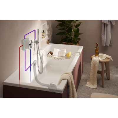 HansgroheExafillcomplete set badvul, afv en overlChroom