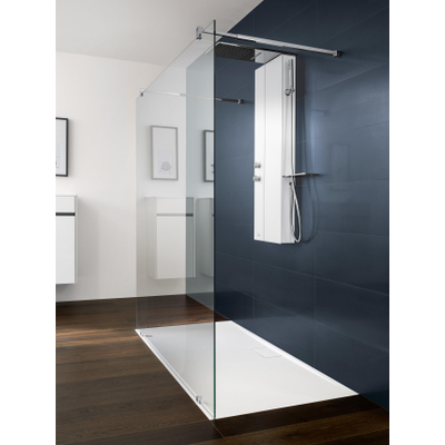 Villeroy & Boch Architectura Metalrim receveur de douche - acrylique rectangulaire 160x80x1.5cm - blanc alpin