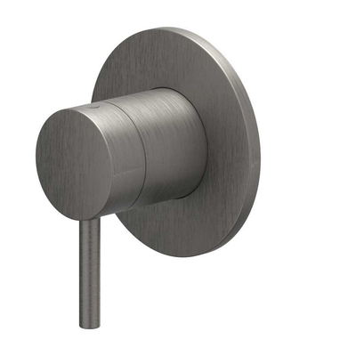 IVY Bond Afbouweel - voor inbouwkraan - stop-omstel - Geborsteld metal black PVD
