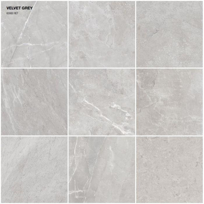 ÉCHANTILLON Edimax Astor Carrelage de sol et de mur Velvet Grey Marbre rectifié Mat Gris