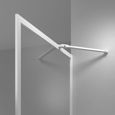 Sealskin Contour Paroi de douche à l'italienne type A3 118x200 cm, verre de sécurité clair 6 mm Blanc mat