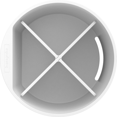 Hansgrohe Wallstoris gobelet mural 12.6x10.8x12.6cm Blanc mat