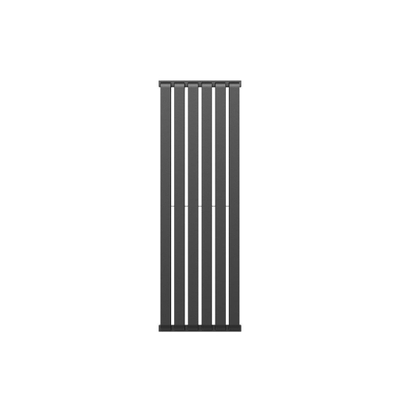 Crosswater Limit Designradiator - 39.5x120cm - 779watt - staal - mat metallic black (zwart)