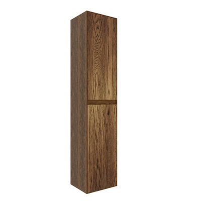 Saniclass Holz Pure Hoge kast - 180x38x38cm - 2 deuren - Walnut pure