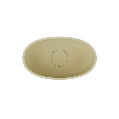 Riho Escala Vasque Solid Surface 55x32x15cm mat pebble grey (beige)