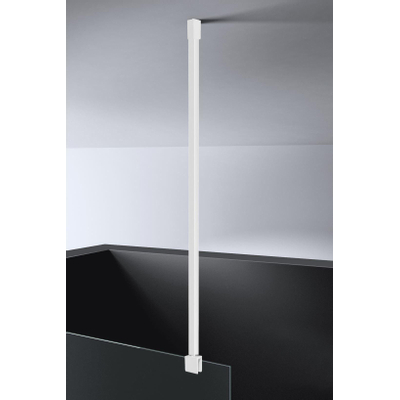 Best Design White Dalis Plafond Stabilisatiestang 100cm voor 8mm glasdikte mat wit