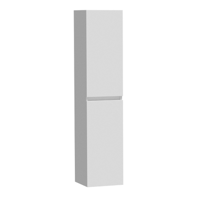 Saniclass Solution Badkamerkast - 160x35x35cm - 2 greeploze links- rechtsdraaiende deur - MDF - mat wit