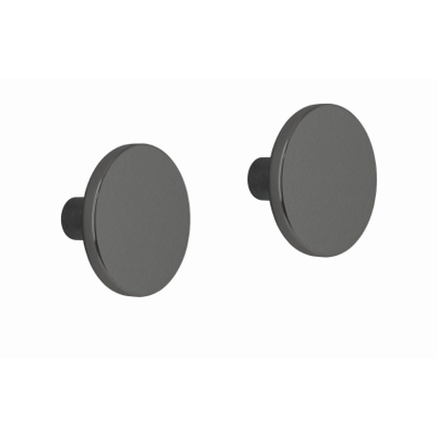 Crosswater Poignée de meuble moderne - Lot de 2 - Ardoise