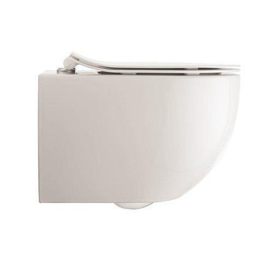 Crosswater Glide II WC suspendu - 36.5x51x34.5cm - sans bride - sans abattant - Blanc brillant