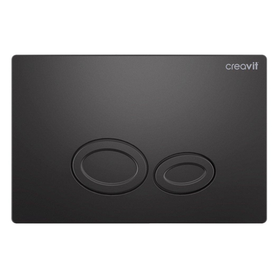 Creavit Plaque de commande - boutons ovales - anthracite mat