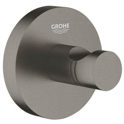 Grohe Start toiletset - toiletborstelhouder - handdoekhaak - toilethouder - Graphite Geborsteld
