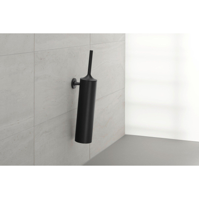 Duravit Starck T Borstelgarnituur - wandmodel - 43.5x8cm - mat zwart