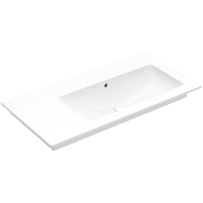Villeroy & Boch venticello meubelwastafel - 1000x500mm - met kraangat - met overloop - White Alpine (glans wit)