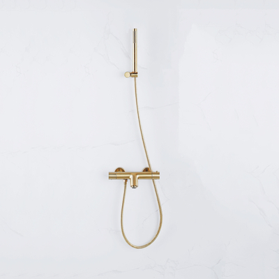 Fortifura Calvi Handdouchehouder - PVD - geborsteld messing (goud)