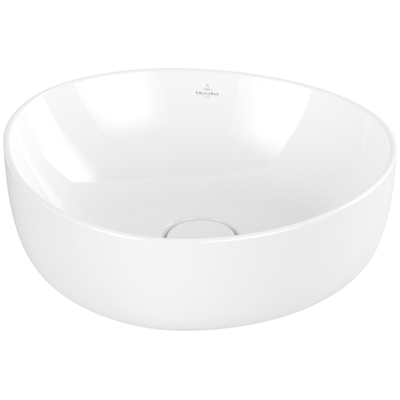 Villeroy & Boch Antao Vasque à poser - 400 x 395 x 146 mm - Blanc Alpin CeramicPlus - sans trop-plein