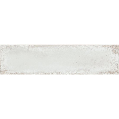 Viva Metal bric carreau de mur 6x24cm 9.5mm blanc brillant