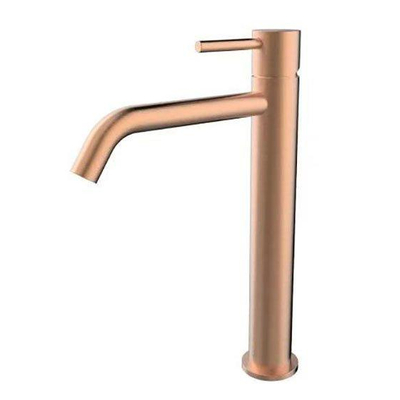 Wiesbaden Style XL hoge wastafelmengkraan geborsteld koper SHOWROOMMODEL